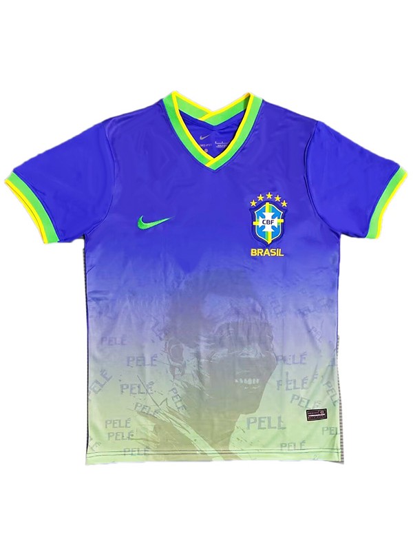 Brazil maglia blu speciale Brasile Bailey edizione commemorativa kit divisa da calcio abbigliamento sportivo da uomo kit da calcio top camicia sportiva 2023